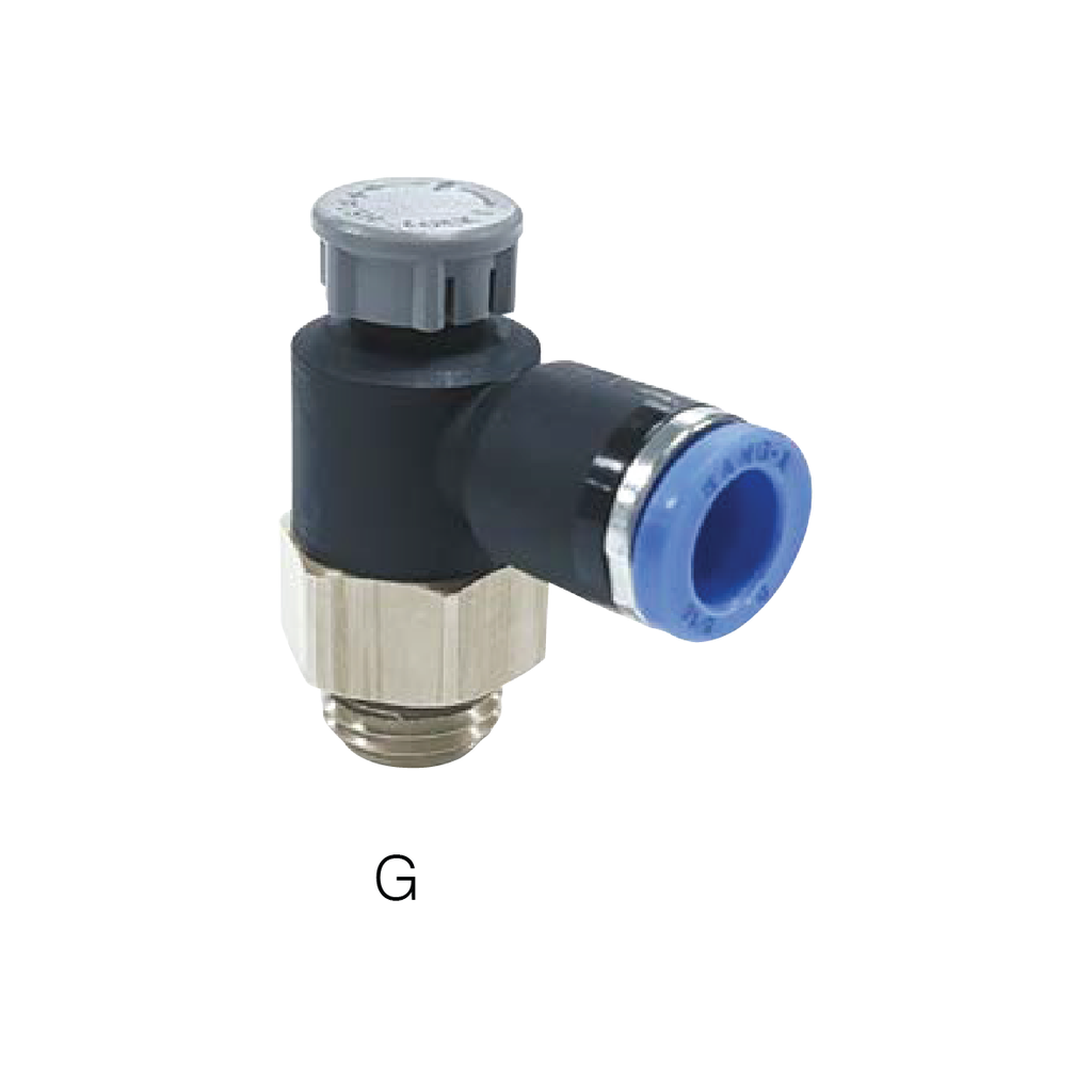 SANG-A GNSC-G Series Speed Control Valves With Outlet Adjustment