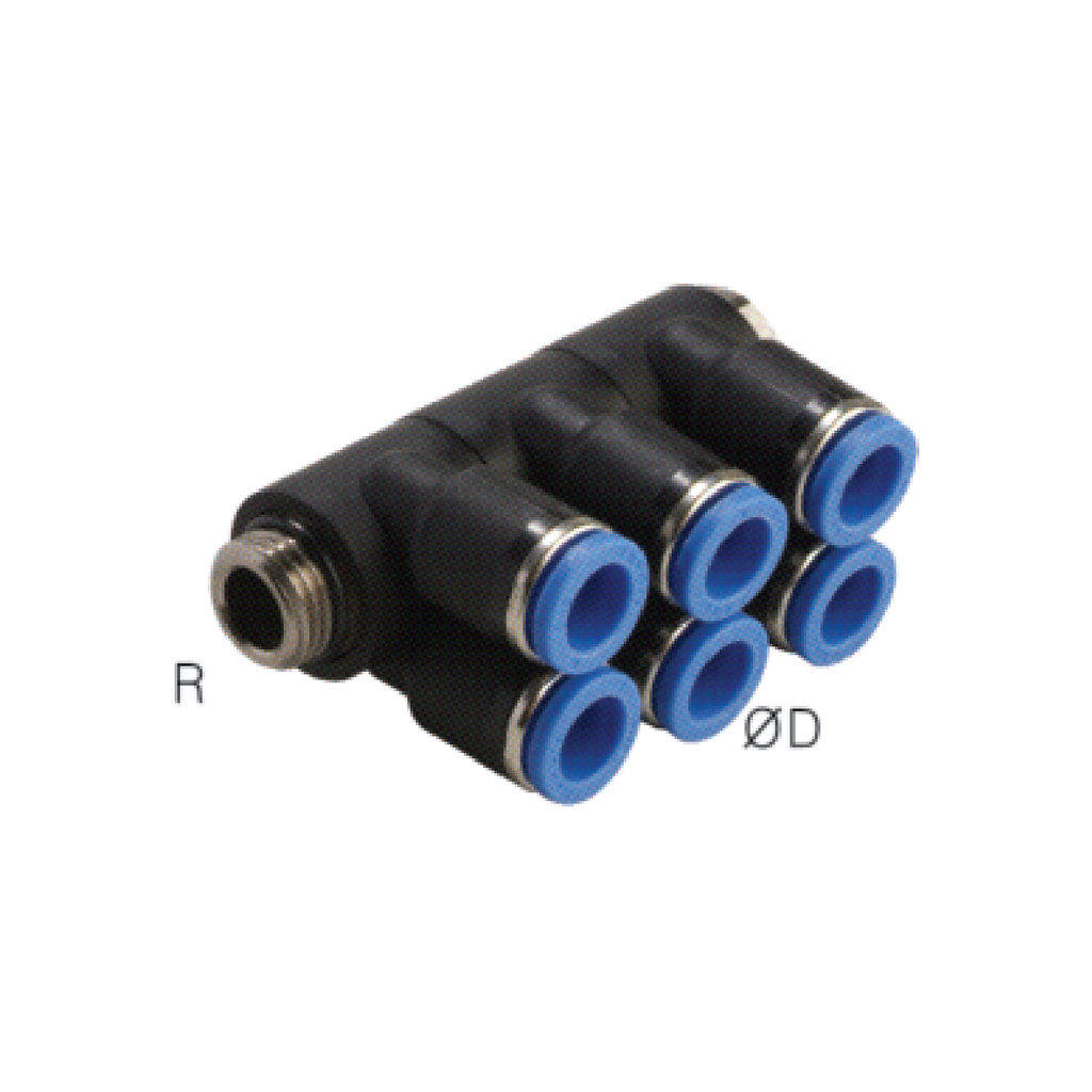 SANG-A GPA(D3)-G Sextuple Short Elbow Type Distributor