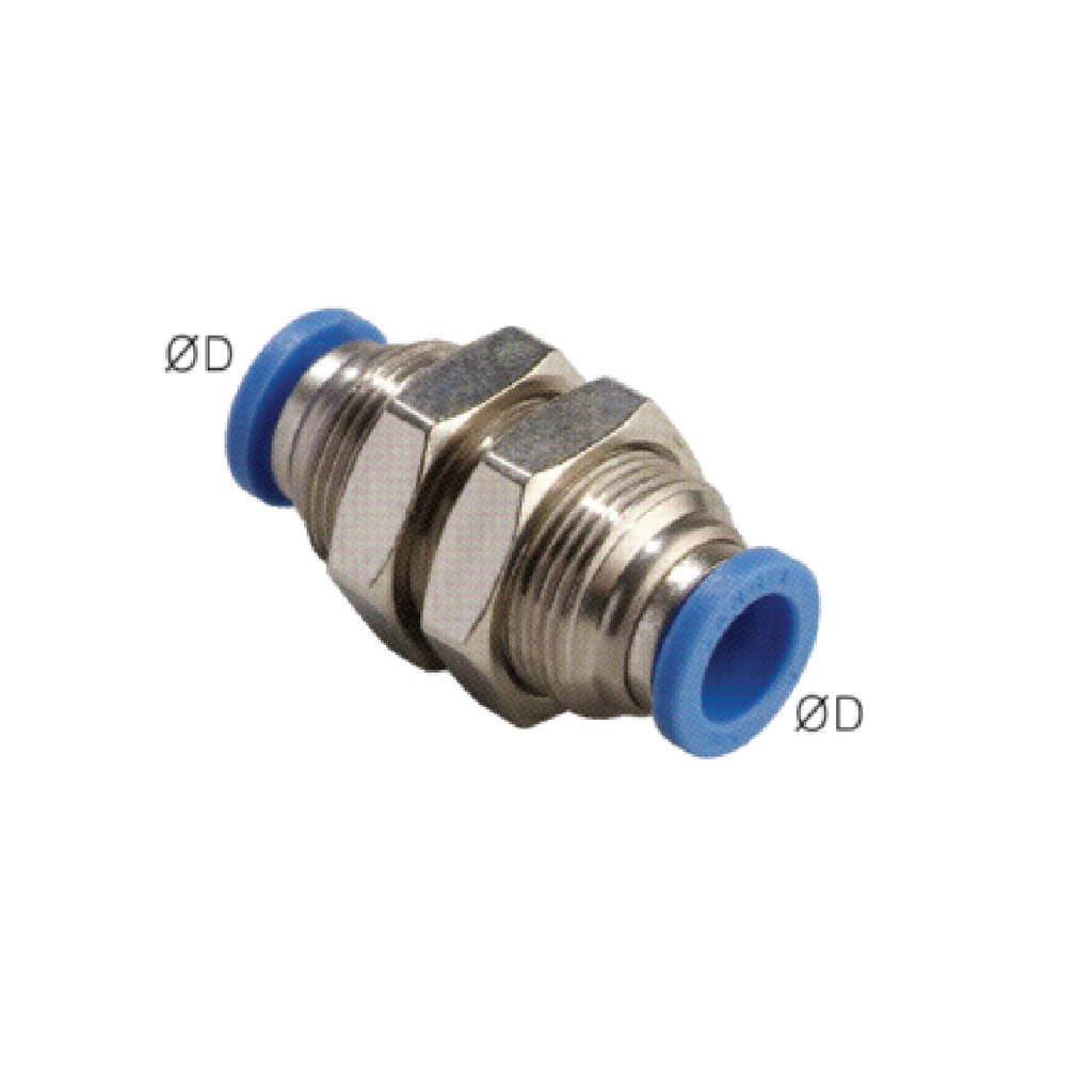 SANG-A GPMM Series Straight Bulkhead Fittings