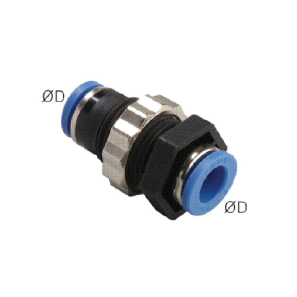 SANG-A GPPM Series Straight Bulkhead Fittings