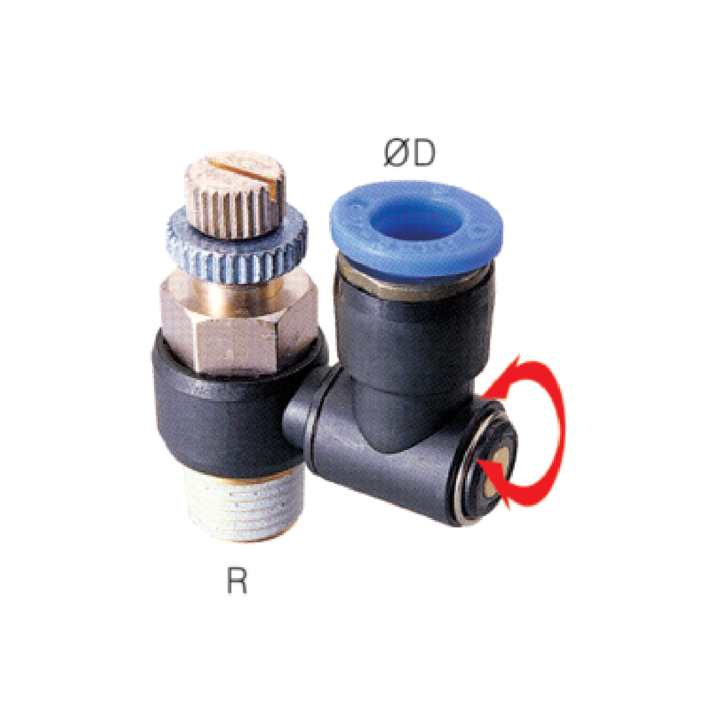 SANG-A NSS Series 90° Elbow Speed Control Fittings