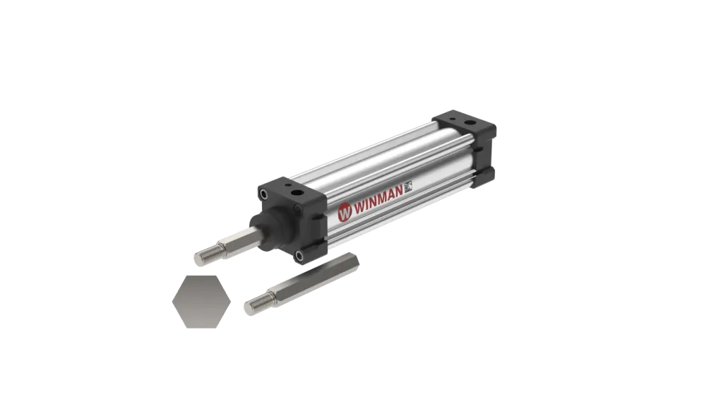 WINMAN  WAC-HR-YY  ISO 15552 ALÜMİNYUM DÖNMEZ ROTLU SİLİNDİRLER
