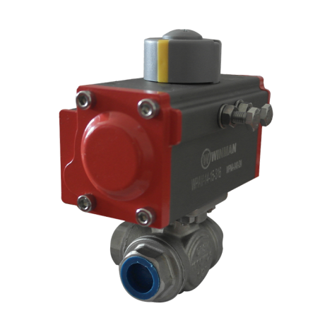 WINMAN 3-Way, ISO 5211, Stainless Ball Valve
