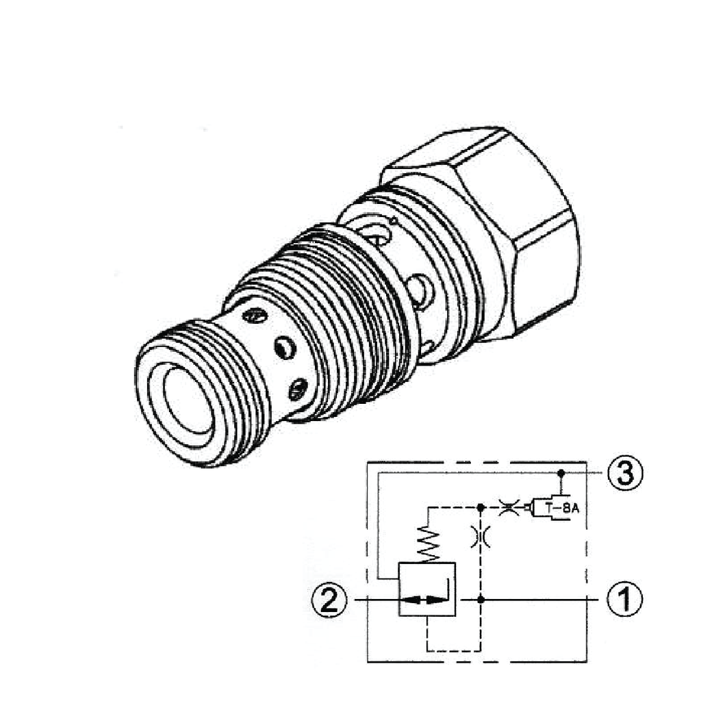 WINMAN WRBP-03 Series Cartridge Reducing / Relieving Valves