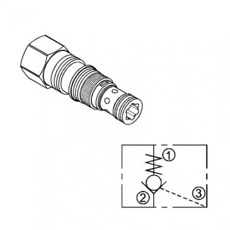 WINMAN WWCK Series Cartridge Pilot Operated Check Valves
