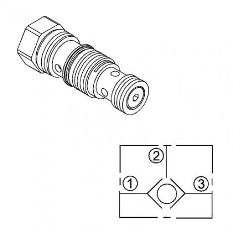 WINMAN WWLS Series Cartridge Shuttle Valves