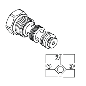 WINMAN WWLS-08 Series Cartridge Shuttle Valves
