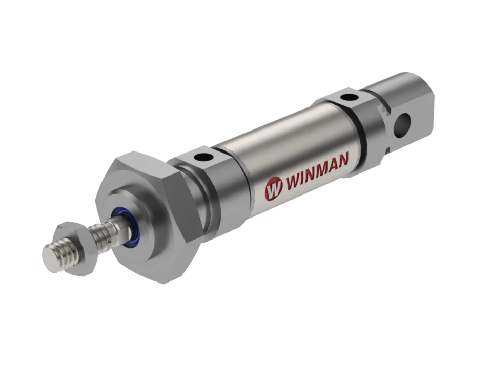 PNÖMATİK / WINMAN PNÖMATİK SİLİNDİRLER / YUVARLAK PNÖMATİK SİLİNDİRLER / WINMAN WSXC  ISO 6432  PNÖMATİK SİLİNDİRLER