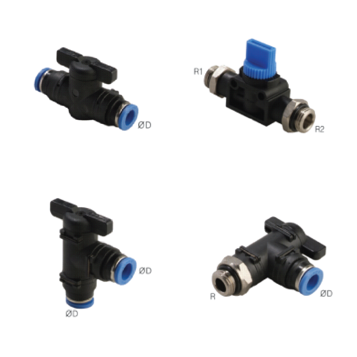 PNÖMATİK / PNÖMATİK BAĞLANTI ELEMANLARI | FITTINGS / SANG-A BAĞLANTI ELEMANLARI / SANG-A  OTOMATİK BAĞLANTI ELEMANLARI / SANG-A El Kontrol Valfleri